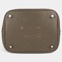 Pre Owned حقيبة هيرمس بيكوتين لوك 22 جلد توريلون كليمونس رمادي