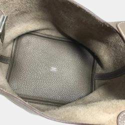 Pre Owned حقيبة هيرمس بيكوتين لوك 22 جلد توريلون كليمونس رمادي