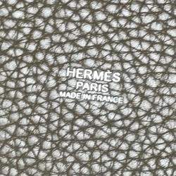 Pre Owned حقيبة هيرمس بيكوتين لوك 22 جلد توريلون كليمونس رمادي