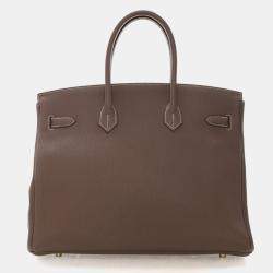 Pre Owned حقيبة هيرمس بيركين 35 جلد توغو إيتوب