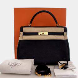 Pre Owned Hermes Noir Togo Kelly 32