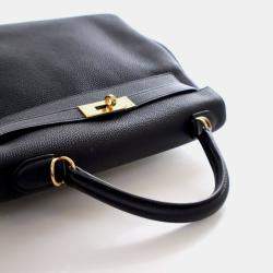 Pre Owned Hermes Noir Togo Kelly 32