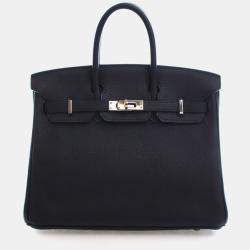Pre Owned Hermes Black Togo Birkin 25
