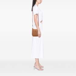 Pre Owned Hermes Brown Clemence Evelyne TPM 16