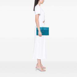 مملوكة مسبقًا حقيبة هيرمس جيجي 29 جلد إيبسوم أزرق