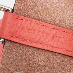 Pre Owned حقيبة يد هيرمس بيكوتين لوك 18 بي إم جلد توريلون روز أزالي