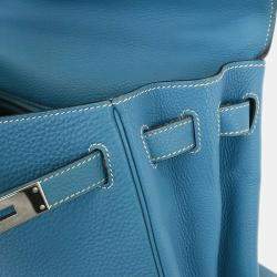Pre Owned حقيبة هيرمس كيلي ريتورن 32 بلو جين توغو ٢ واي