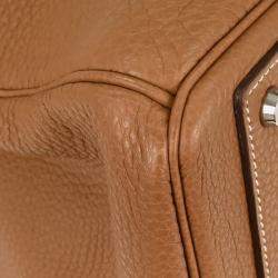 Pre Owned حقيبة هيرمس هوت آ كوروا 50 توريلون كليمنس ذهبي