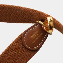 Pre Owned Hermes Brown Togo Evelyne TPM 16