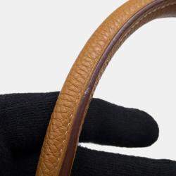 Pre Owned حقيبة هيرمس كيلي براون توغو ريتورني حجم 32