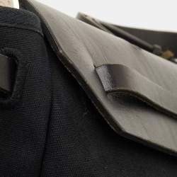 Pre Owned حقيبة هيرمس هيرباغ 39 توال أسود وقماش جلد فاش