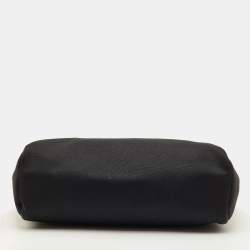 Pre Owned حقيبة هيرمس هيرباغ 39 توال أسود وقماش جلد فاش