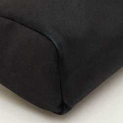 Pre Owned حقيبة هيرمس هيرباغ 39 توال أسود وقماش جلد فاش