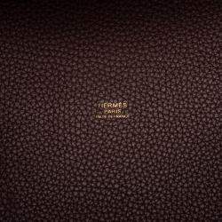 Pre Owned حقيبة هيرمس بيكوتين لوك 22 إكلات جلد كليمانس وسويفت بنفسجي