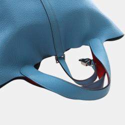 مملوكة مسبقًا حقيبة هيرمس بيكوتين لوك 22 إكلات كليمونس وسويفت أزرق أحمر