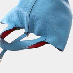 مملوكة مسبقًا حقيبة هيرمس بيكوتين لوك 22 إكلات كليمونس وسويفت أزرق أحمر