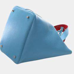 مملوكة مسبقًا حقيبة هيرمس بيكوتين لوك 22 إكلات كليمونس وسويفت أزرق أحمر