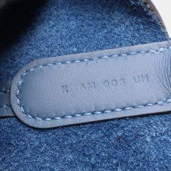 Pre Owned Hermes Blue Clemence and Swift In The Loop 18