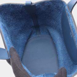 Pre Owned Hermes Blue Clemence and Swift In The Loop 18