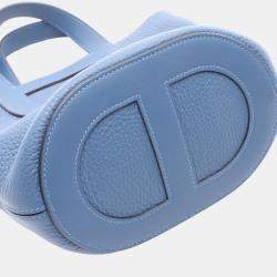 Pre Owned Hermes Blue Clemence and Swift In The Loop 18