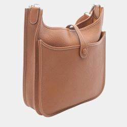 Pre Owned هيرمس بني كليمنس إيفلين III 29