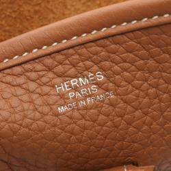 Pre Owned هيرمس بني كليمنس إيفلين III 29