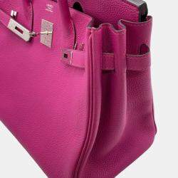 Pre Owned Hermes Birkin Retourne 30 Pink Togo Bag