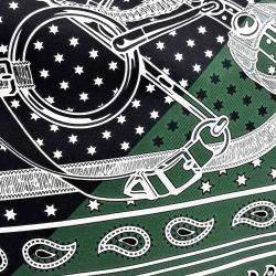 Pre Owned Hermes Multicolor Silk Travel Cube Pouch PM