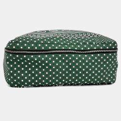 Pre Owned Hermes Multicolor Silk Travel Cube Pouch PM