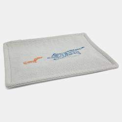 Pre Owned Hermes White Fabric Pouch