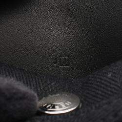 Pre Owned Hermes Black Toile and Swift Valparaiso PM