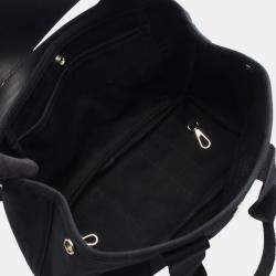 Pre Owned Hermes Black Toile and Swift Valparaiso PM