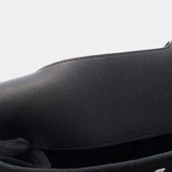 Pre Owned Hermes Black Toile and Swift Valparaiso PM