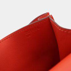 Pre Owned Hermes Orange Mini Swift Marble Constance 18