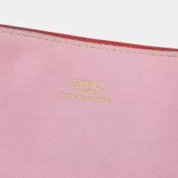 Pre Owned Hermes Pink, Red Swift and Clemence Double Sens 36