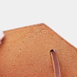 Pre Owned Hermes Brown Orange Toile Herbag Zip 31