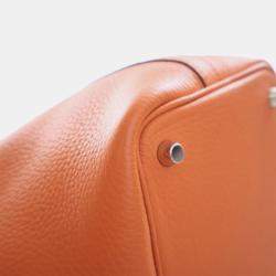 Pre Owned Hermes Orange Clemence Picotin Lock 18