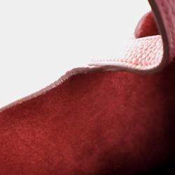 Pre Owned Hermes Red Clemence Picotin Lock 18