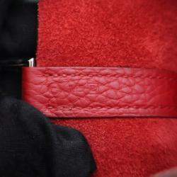 Pre Owned Hermes Red Clemence Picotin Lock 18