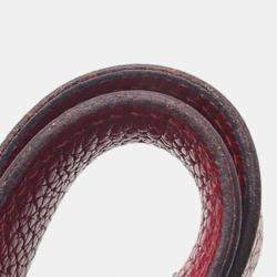 Pre Owned Hermes Red Clemence Picotin Lock 22