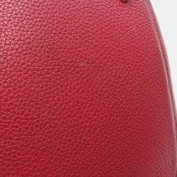 Pre Owned Hermes Red Clemence Picotin Lock 22