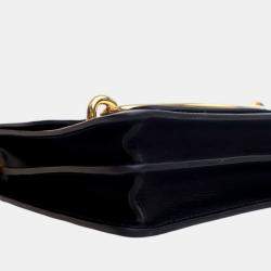 Pre Owned Hermes Black Mini Evercolor Sac Roulis 18