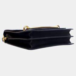 Pre Owned Hermes Black Mini Evercolor Sac Roulis 18