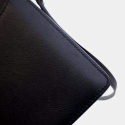 Pre Owned Hermes Black Mini Evercolor Sac Roulis 18