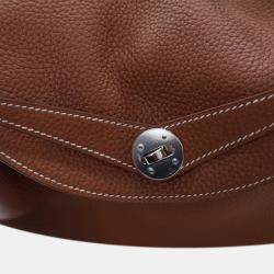 Pre Owned Hermes Brown Clemence Lindy 26