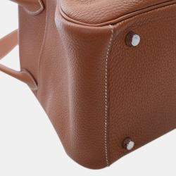 Pre Owned Hermes Brown Clemence Lindy 26