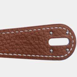 Pre Owned Hermes Brown Clemence Lindy 26