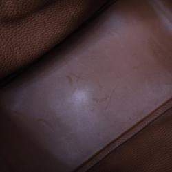 Pre Owned Hermes Brown Clemence Lindy 26