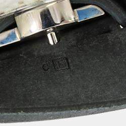 Pre Owned Hermes Black Beige Toile Herbag PM