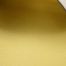 مملوكة مسبقًا Hermes Calvi Duo Verso Nata / Jaune Poussin Epsom